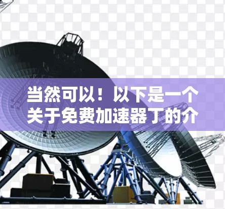 当然可以！以下是一个关于免费加速器丁的介绍