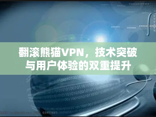 翻滚熊猫VPN，技术突破与用户体验的双重提升