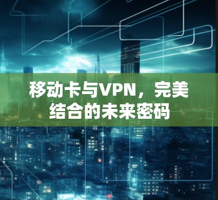移动卡与VPN，完美结合的未来密码