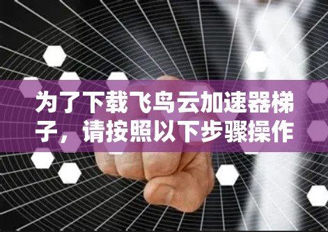 为了下载飞鸟云加速器<strong>梯子</strong>，请按照以下步骤操作