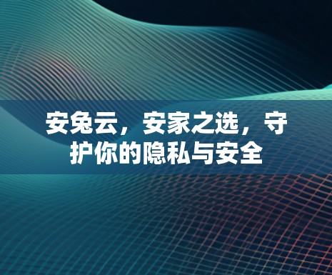 安兔云,安家之选,守护你的隐私与安全 安兔云,安家之选,守护你的隐私与安全