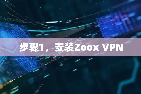 步骤1，安装Zoox VPN