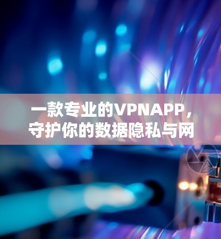 一款专业的VPNAPP，守护你的数据隐私与网络安全