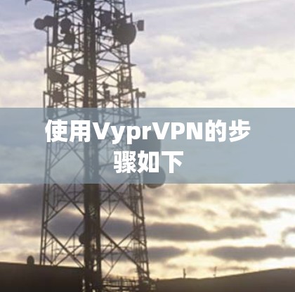 使用VyprVPN的步骤如下