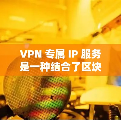 VPN 专属 IP 服务是一种结合了区块链技术和IP地址加密的网络技术，旨在提供高度安全和私密的网络连接。以下是对 VPN 专属 IP 服务的详细分析