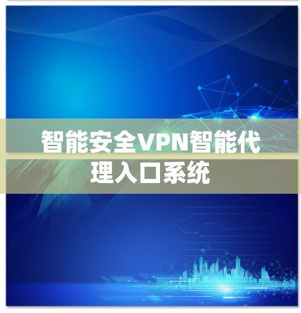 智能安全VPN智能代理入口系统